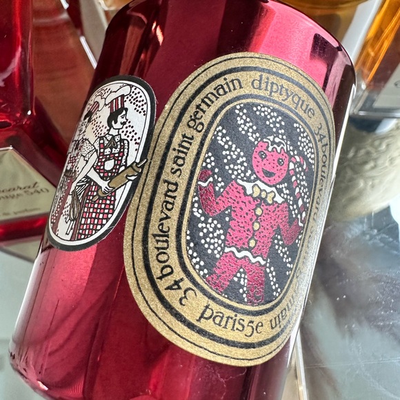 Diptyque Paris candle holidays limited edition red container. Refilled. - Picture 6 of 6